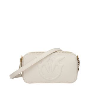 PINKO Beige Leather Crossbody Women's Bag